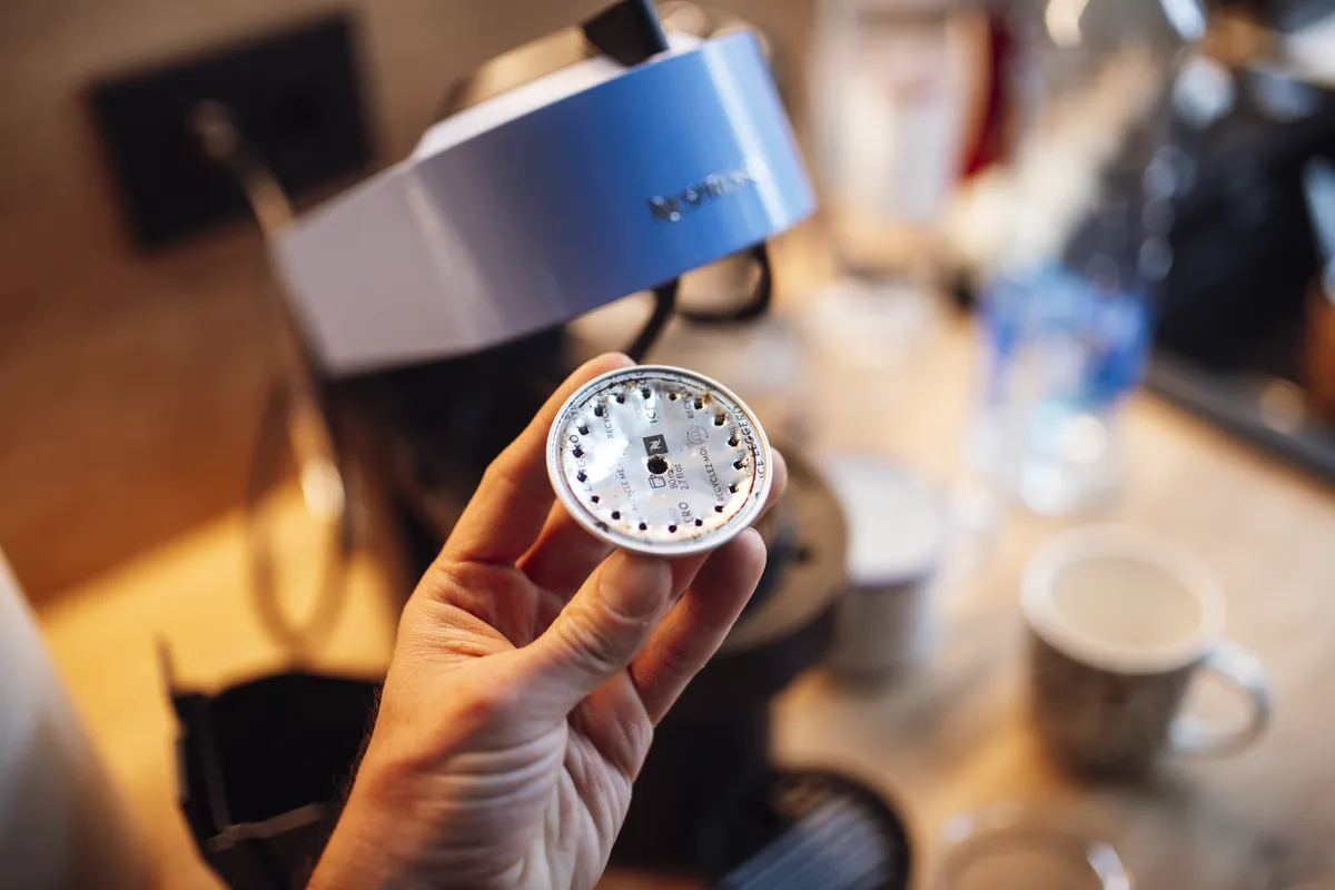 Representative capsule coffee machine